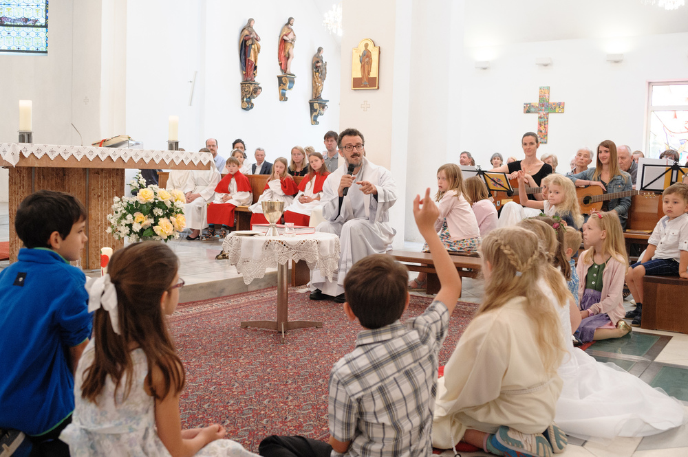 Mit Kindern Fronleichnam feiern